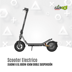Scooter Eléctrico Xiaomi 6 GL 800W 45km Doble Suspensión
