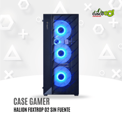 Case Gamer Halion Foxtrot 02 Metal 4X ARGB sin fuente