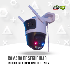 Camara de Seguridad Imou Cruiser Triple 11MP con 3 Lentes
