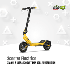 Xiaomi Electric Scooter 6 Ultra 1200W 75km Suspensión Doble