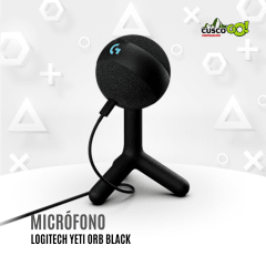 Micrófono Logitech Yeti Orb Negro