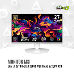 Monitor Gamer MSI 27 Pulgadas OLED 280Hz WQHD MAG 272QPW