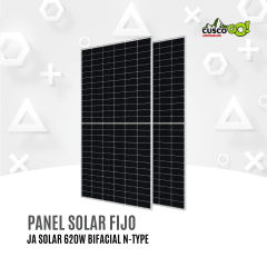Panel Solar JA Solar 620W Bifacial N-Type