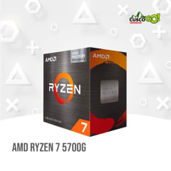 Procesador AMD Ryzen 7 5700G, 3.80 / 4.60GHz, 16MB L3, 8-Core, AM4, 7nm, 65W.