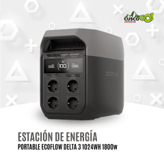 Estación de Energía Portátil EcoFlow Delta 3 1024Wh 1800W