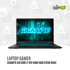 Laptop Gamer GIGABYTE A16 Core i7 RTX 5060 16GB 512GB 165Hz