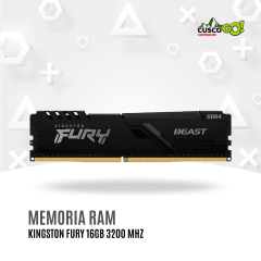 Memoria RAM Kingston Fury Beast 16GB DDR4 3200MHz CL16