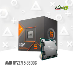 PROCESADOR AMD RYZEN 5 8600G 4.30 / 5.00 GHZ, 16MB L3 CACHE, 6-CORES, 4NM, TDP: 65W