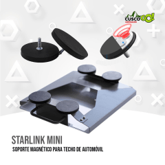 SOPORTE MAGNÉTICO PARA TECHO DE AUTOMÓVIL CON ACCESORIOS PARA PORTAEQUIPAJES STARLINK MINI