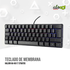 TECLADO DE MEMBRANA HALION HA-K617 STRATOS
