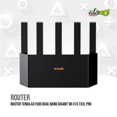 ROUTER TENDA AX1500 DUAL-BAND GIGABIT WI-FI 6 TX2L PRO