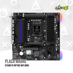 MOTHERBOARD ASROCK B760M PG RIPTIDE WIFI, CHIPSET INTEL B760, LGA1700, MATX