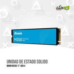SSD Biwin M350 1TB NVMe PCIe Gen4 lectura 6000MBs