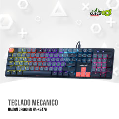 TECLADO MECANICO HALION DROGO BK HA-K947G