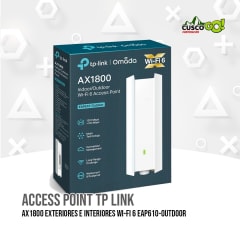 ACCESS POINT TP LINK AX1800 EXTERIORES E INTERIORES WI-FI 6 EAP610-OUTDOOR
