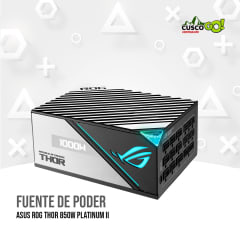FUENTE DE PODER ASUS ROG THOR 850W PLATINUM II