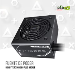 Fuente de poder Gigabyte P750BS 750W ATX 80 Plus Bronze
