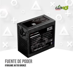 FUENTE DE PODER IFORGAME AK700 BRONZE