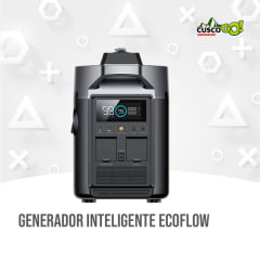 GENERADOR INTELIGENTE ECOFLOW A GAS O GASOLINA 1600W/1800W