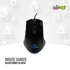 MOUSE GAMER HALION COMBAT HA-M260