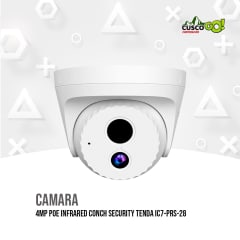 CAMARA 4MP POE INFRARED CONCH SECURITY TENDA IC7-PRS-28