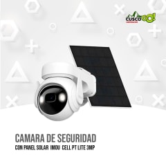 CAMARA DE SEGURIDAD CON PANEL SOLAR  IMOU CELL PT 3C LITE 3MP