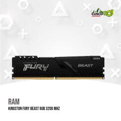 MEMORIA RAM KINGSTON FURY BEAST 8GB 3200 MHz