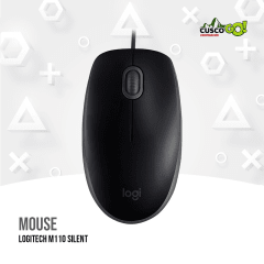 MOUSE LOGITECH M110 SILENT BLACK