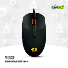 MOUSE REDRAGON INVADER M719 RGB