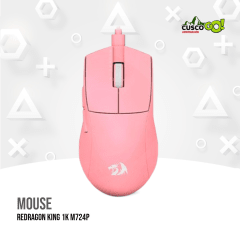 MOUSE REDRAGON KING 1K M724 PINK