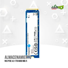 UNIDAD DE ESTADO SOLIDO KINGSTON NV3 PCIE 4.0 1TB 6000 MB/S