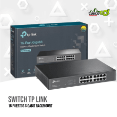 SWITCH TP LINK 16 PUERTOS GIGABIT RACKMOUNT