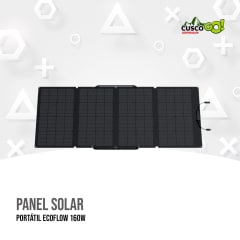 PANEL SOLAR PORTATIL ECOFLOW DE 160 W