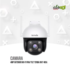 CAMARA TENDA 4MP OUTDOOR WI-FI PAN/TILT RH7-WCA