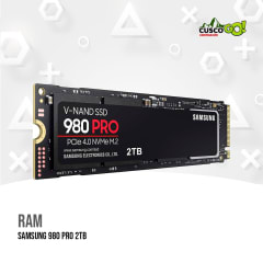 UNIDAD DE ESTADO SOLIDO SAMSUNG 980 PRO 2TB M.2 2280, PCIE GEN 4.0 X4, NVME 1.3C