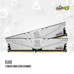 MEMORIA RAM T CREATE DDR4 32GB (2 x16 GB) 3200 MHz