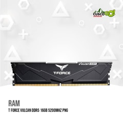 MEMORIA RAM T FORCE VULCAN DDR5 16GB 5200MHz