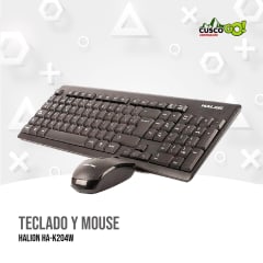 TECLADO HALION HA-K204W