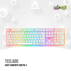 TECLADO HAVIT GAMENOTE KB876L-SP