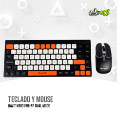 TECLADO HAVIT KB831WB-SP DUAL MODE