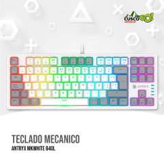 TECLADO MECANICO ANTRYX MK WHITE 840L