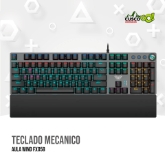 TECLADO MECANICO AULA WIND F2058