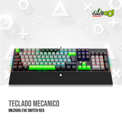 TECLADO MECANICO MK ZIGRA EVO SWITCH RED