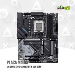 PLACA MADRE GIGABYTE X870 GAMING WIFI6 AM5 DDR5