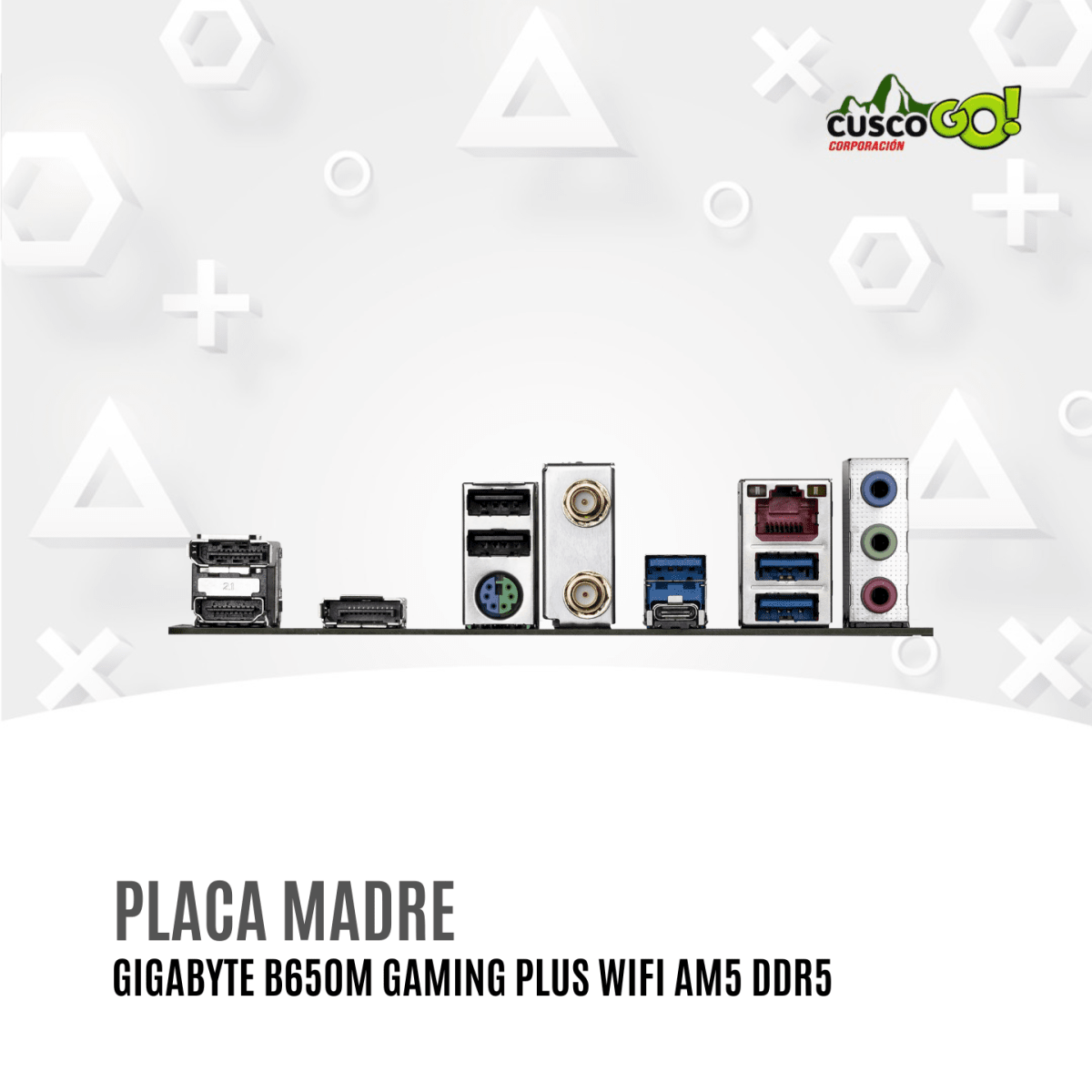 Placa Madre GIGABYTE B650M Gaming Plus WiFi AM5 DDR5 mATX4