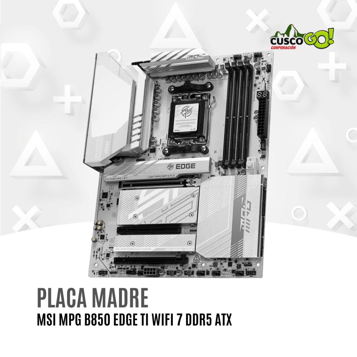 Placa Madre MSI MPG B850 Edge Ti WiFi 7 AM5 DDR5 ATX2