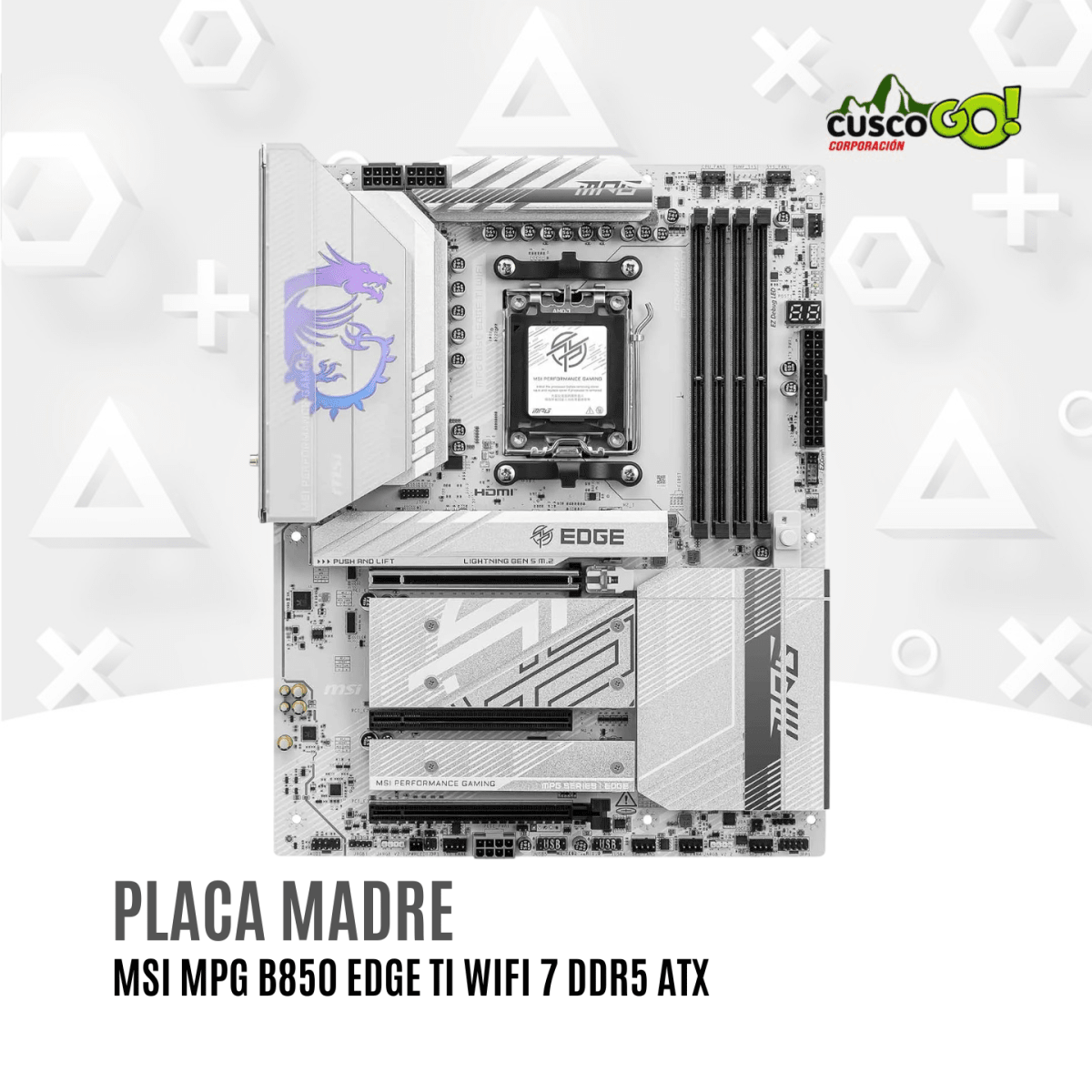 Placa Madre MSI MPG B850 Edge Ti WiFi 7 AM5 DDR5 ATX3