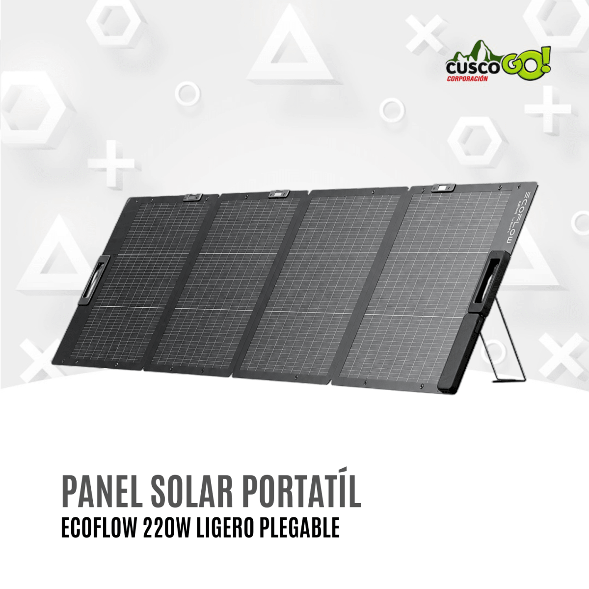 Panel Solar Portátil EcoFlow 220W Ligero Plegable 0