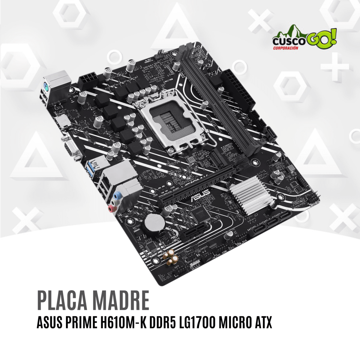 Placa Madre ASUS Prime H610M-K DDR5 LGA1700 Micro ATX4