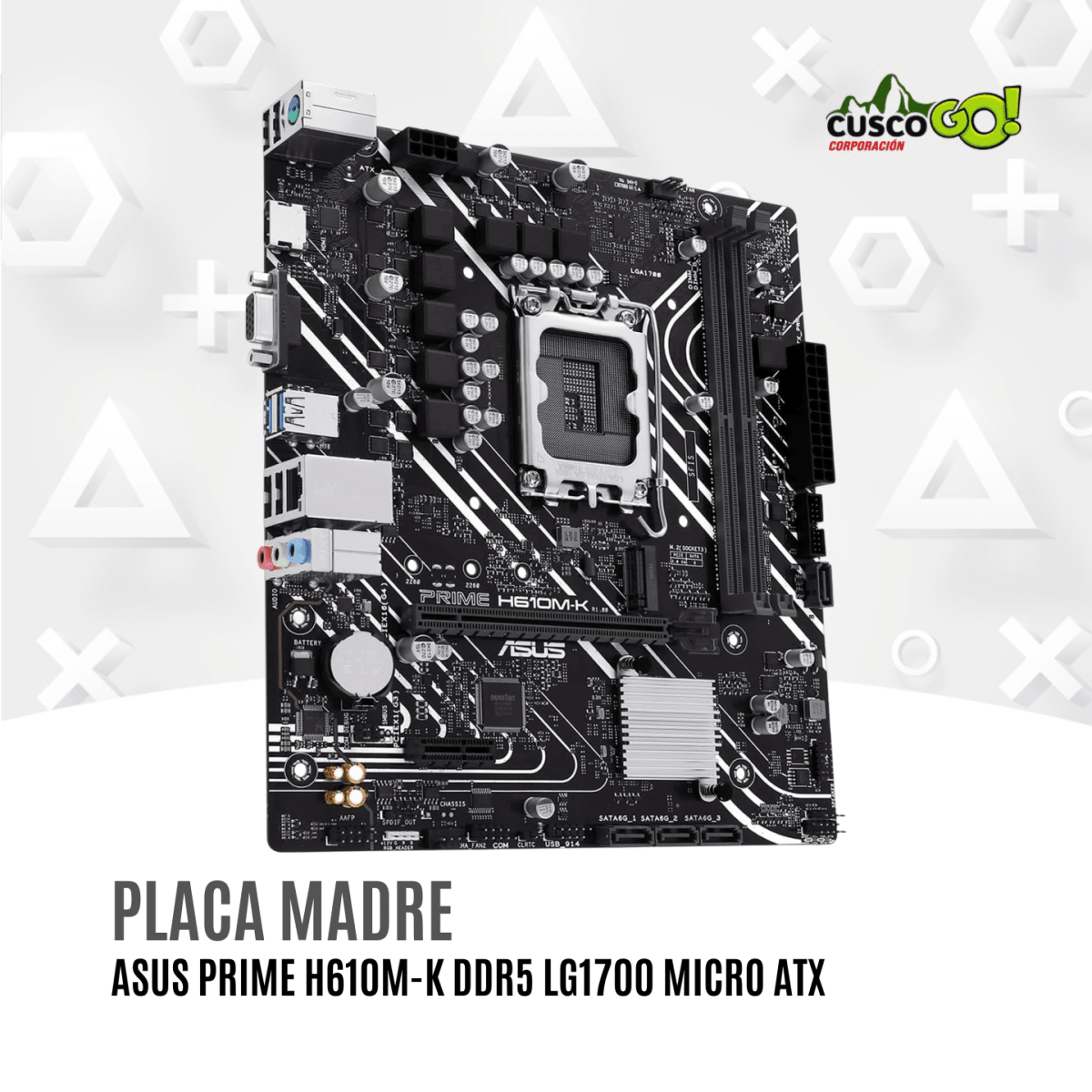 Placa Madre ASUS Prime H610M-K DDR5 LGA1700 Micro ATX5